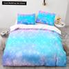 Mermaid Tail Duvet Cover King Queen Size Kids Fish Scales Bedding Set Girly Ocean Animal Princess 2/3pcs Polyester Quilt Cover