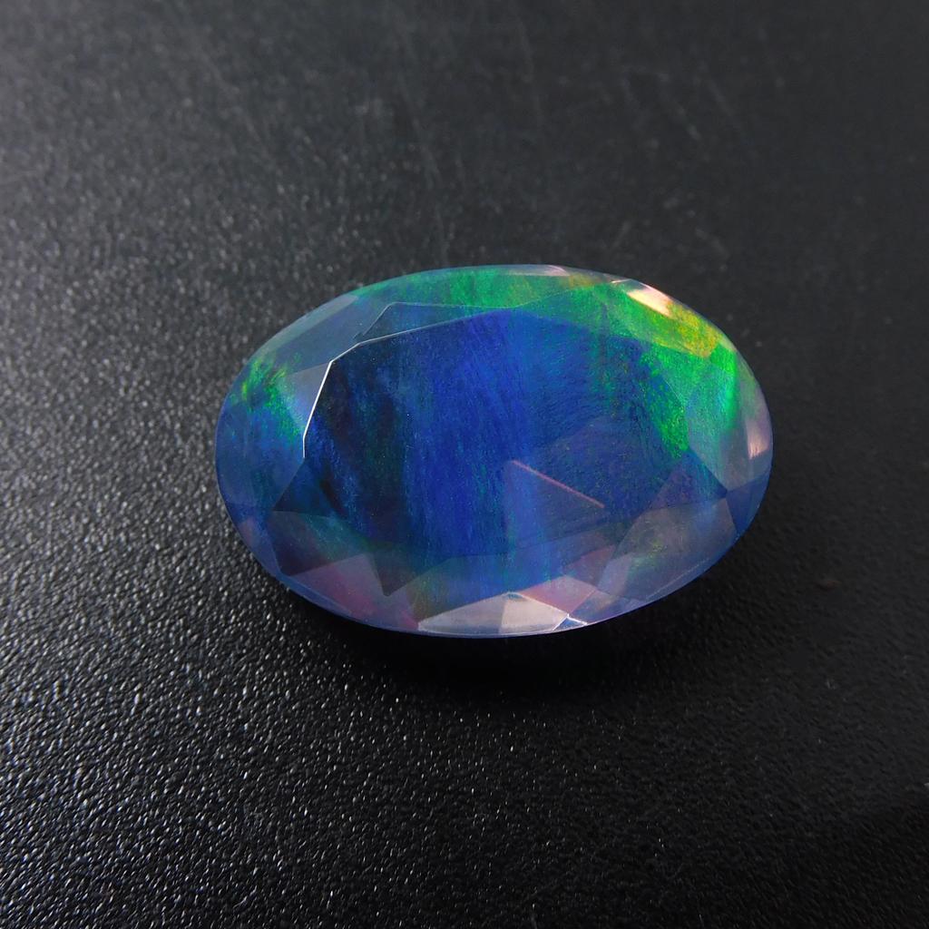 14.10 Ct Opal Lab Created Oval Certified Beautiful Loose Gemstone