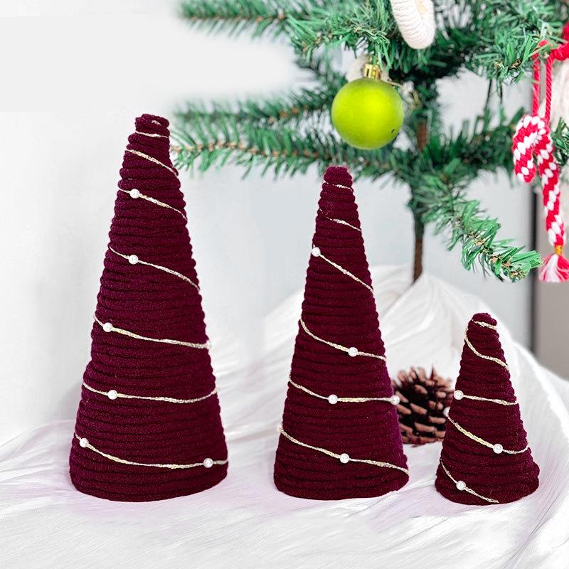 

1 шт. Украшение для фермерского дома Мини Рождественская елка Украшения для рождественской елки Украшение для рождественской елки S зелёный