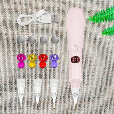 Vacuum Diamond Art Pen Wireless Electric Diamond Art Pen 3 Adjustable Suction Modes Wax-free Rhinestone Art Painting Pen