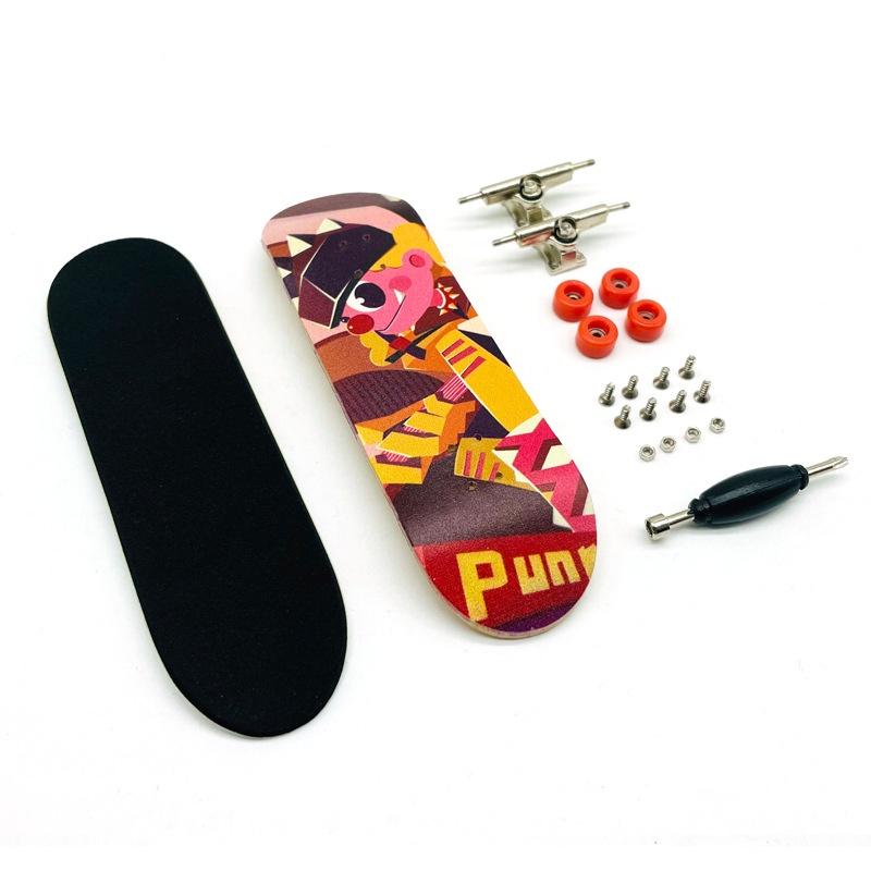 Mini Skateboard Toy Finger Skate Wooden Personality Boy Christmas Gift