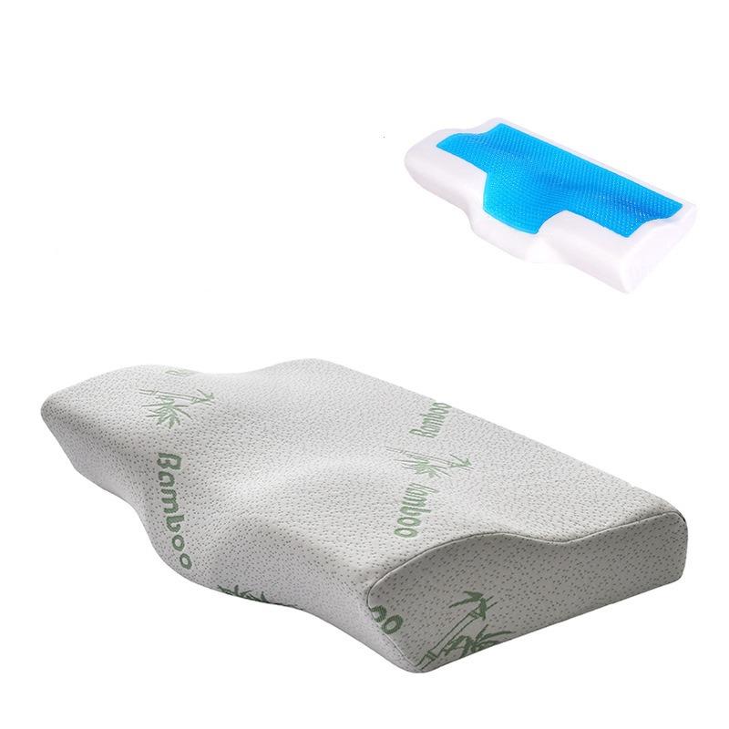 Pillow Gel Memory Pillow Slow Rebound Memory Cotton Butterfly Wave Pillow Core Gel Pillow