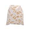 Beeswax Bread Bags, Reusable Cotton Linen Bread Storage Bag with Zipper Closure, Beeswax Lining Large Bread Bag for