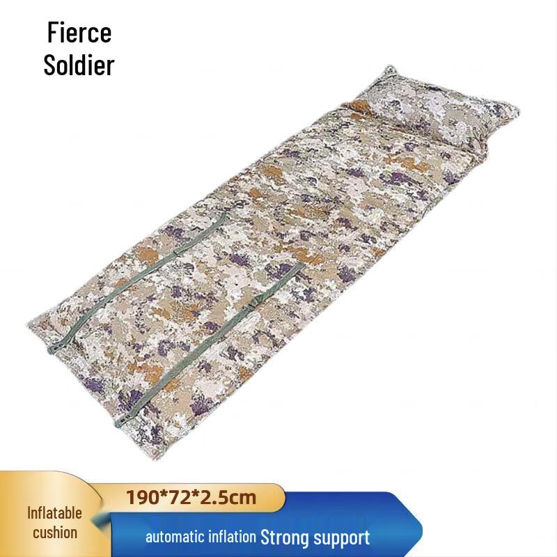 Hanzu Self-Inflating Camping Sleeping Pad with Pillow