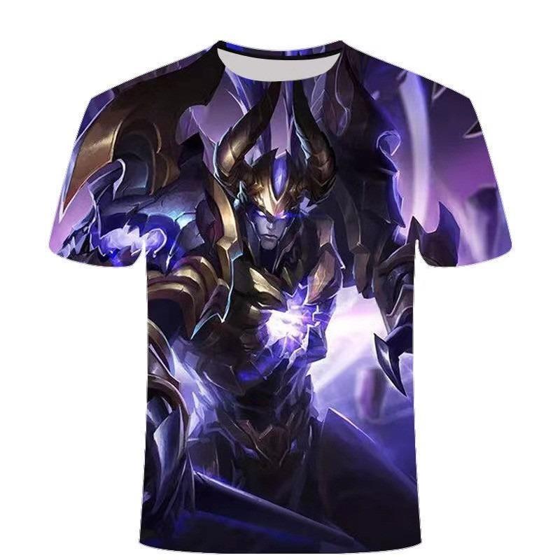 

Plus Size Crew Neck Novel Tee Shirts Streetwear Mens Vintage T Shirt 3D Cartoon Print Tshirts Men Short Sleeve Tops XS