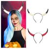 Fun Headbands Halloween Cattle Horn for Party Headwear for Vacation Travel