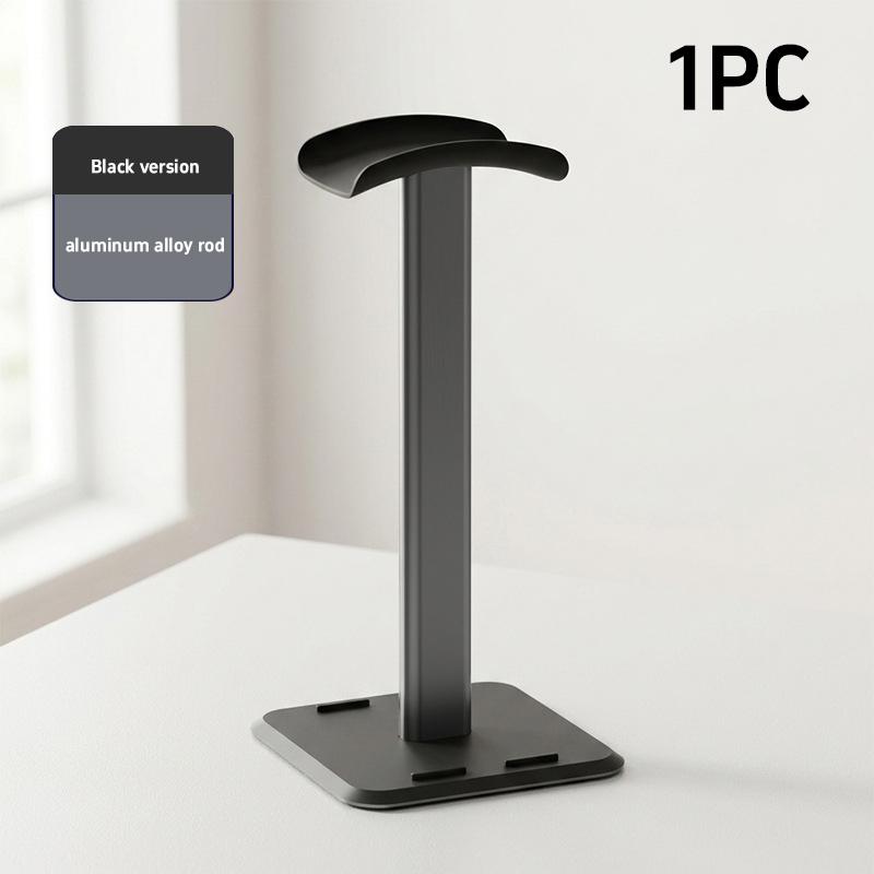 Universal Headset Holder Stand 1pc Soft Support E-sports Headphone Hanger for Desktop Earphone Sturdy Aluminum Alloy Base