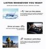 Wireless Earbuds TWS Bluetooth Headphones Deep Bass Stereo Sound Ear Buds Wireless Waterproof in-Ear Earphones with Mic,