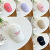 Spring Summer Embroidered Letter Baseball Cap With Breathable Waterproof Sun Protection For Women