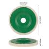 10Pcs 4 Inch 100mm Wool Polishing Wheel Buffing Pads Angle Grinder Wheel Felt Polishing Disc For Metal Marble Glass Ceramics