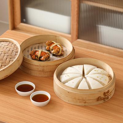 30PCS Non Stick Steamer Liners Mesh Mat Pad Non-woven Fabric Steamed Buns Dumplings Baking Pastry Dim Sum Mesh 24cm 30cm