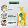Dettol Body Wash and Shower Gel, Lime Fresh - 500ml | Soap-Free Bodywash | 12h Odour Protection