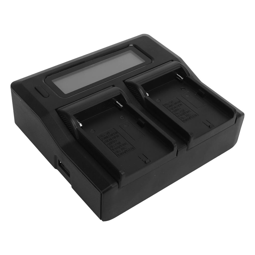 Camera Battery Dual Charger USB Cameras Battery Charger for NF Series F550 F970 F990 F750 100‑240V