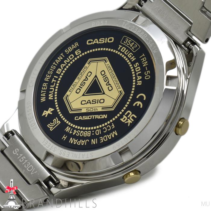 CASIO Watch CasioTron Reissue Solar Radio Controlled Smartphone Link 50th Anniversary TRN-50SS-2AJR