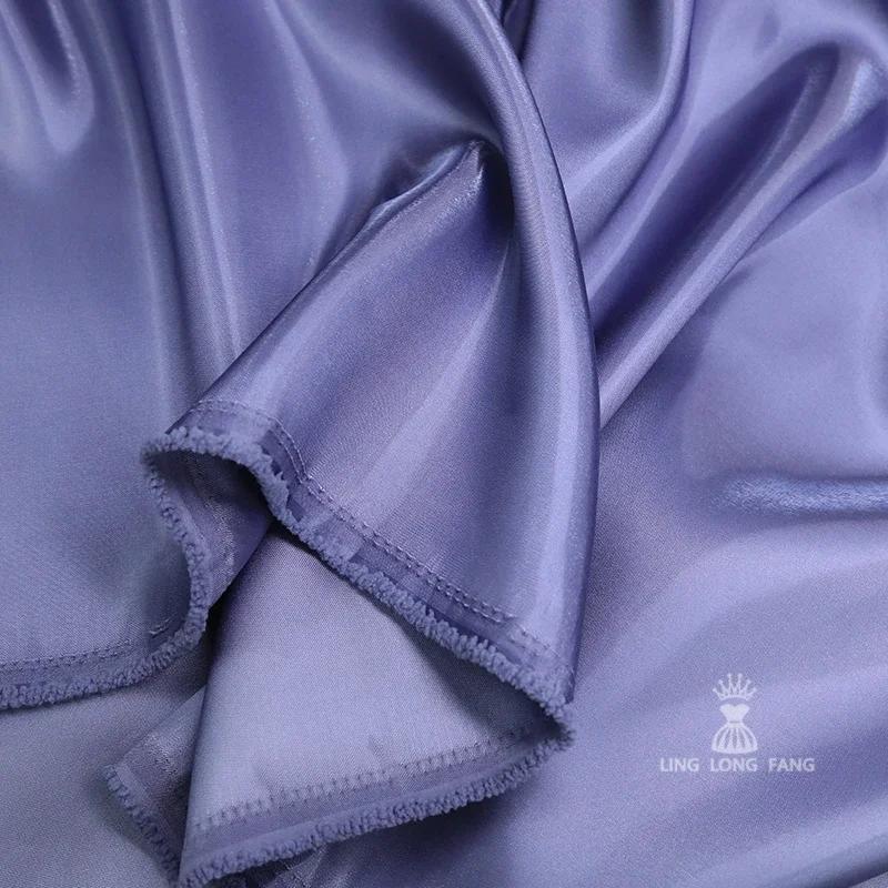 100x150 ס"מ רקע משי פילגש שיפוע חתונה שמלת Hanfu בד פנטזיה נוצץ זכוכית משי סאטן מפת שולחן