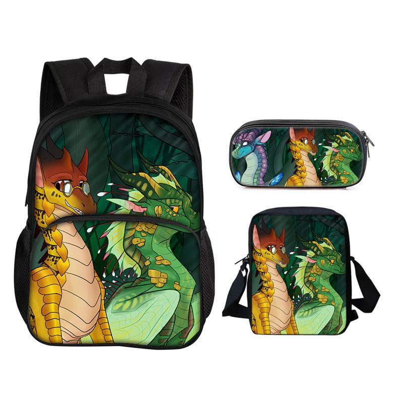 Helicopter round front Carrier Daily Pack Pen Case Carry bag 3Pcs Set mechanical printing best gift for boys Plus girls in school
