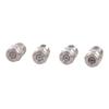4Pcs Heavy Duty Steel Nozzles Head Tips for Industrial Cleaning Applications Providing Efficient Flow and Easy Connection