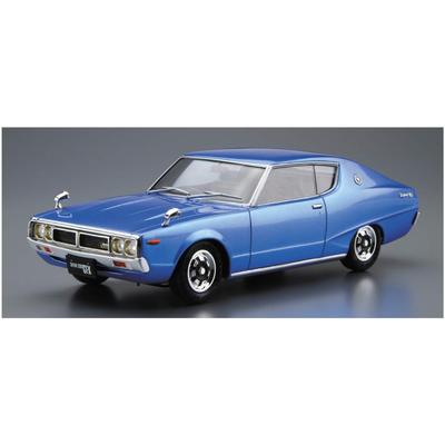 Aoshima Bunka Kyozai Maßstab The Model Car Serie 49 Nissan KGC110 Skyline 1974 Plastikmodell (AOSHIMA) 1/24 Nr.. HT2000GT-X