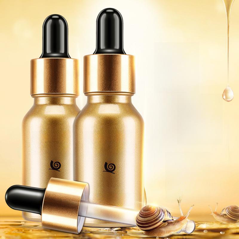 Bisutang Gold Bottle Red Ginseng Snail Essence - 15ml Skin Brightening & Moisturizing Revitalizer