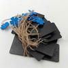 Small Blackboard Welcome Sign for Decorative Use 10Pcs DIY Wood Hanging Plaques