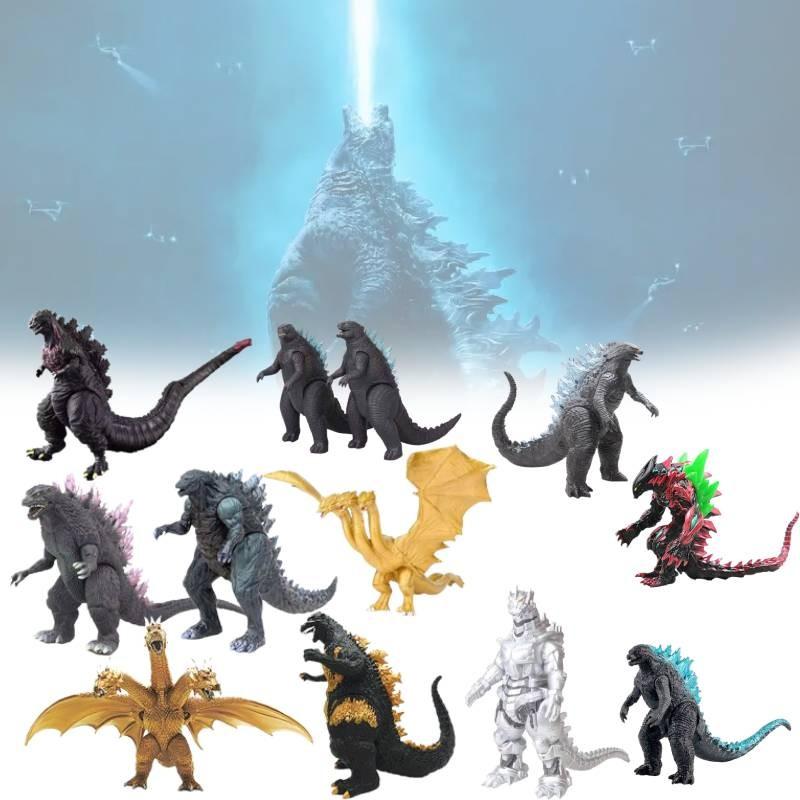Majestic Godzilla Monster King Ghidorah Colossal Action Figure Toy Model Collectible