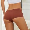 Sexy Seamless Women's Boxer Briefs Comfortable and Breathable Can Be Worn As Outerwear Mid-waist Ice Silk Four-corner Panties