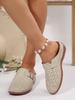 Fashion The New Summer 2025 Fashion, Lightweight and Wear-resistant European and American Baotou Metal Perforated Women's Shoes
