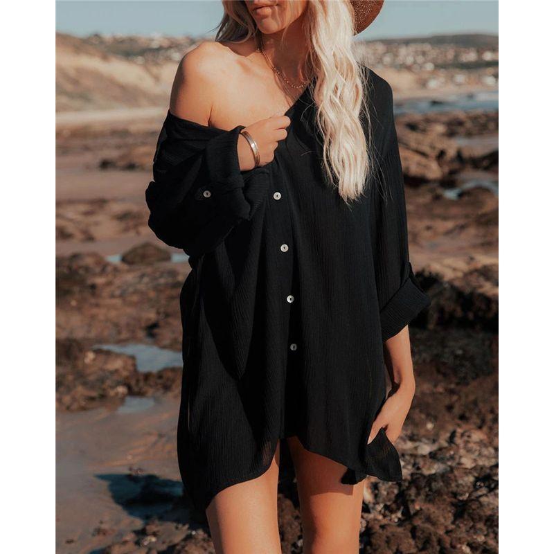 

Shirt Dress Dress Women s Shirt Dress Black L