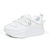 Thick baseplate shoes men's spring new heightening shoes fashion versatile trend low-top shoes men's shoes white shoes