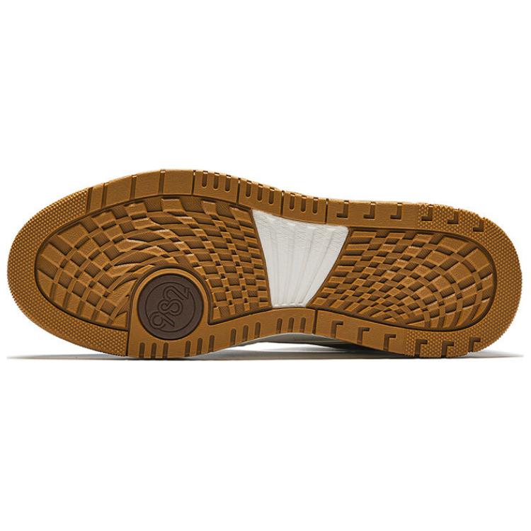 New Anta 982 Warm And Wear Resistant High Top Skateboard Shoes Men's Blue White Brown 112448961-5