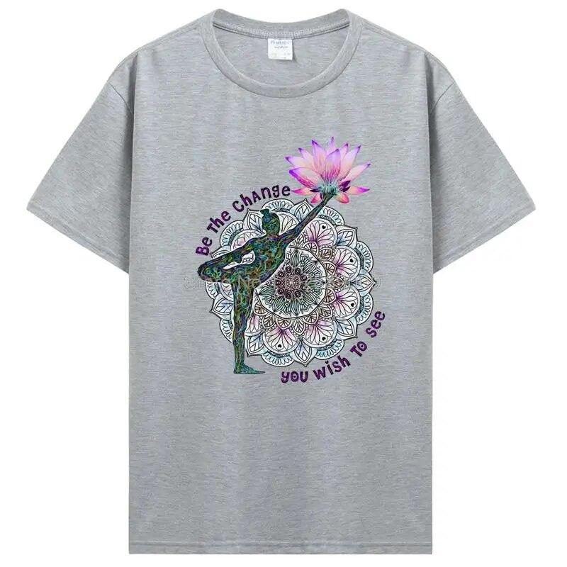 Rainbow Beautiful Mandala Tričko s grafickým potiskem Dámské Unisex tričko Cool Ležérní Bavlna Tričko s krátkým rukávem Harajuku Streetwear