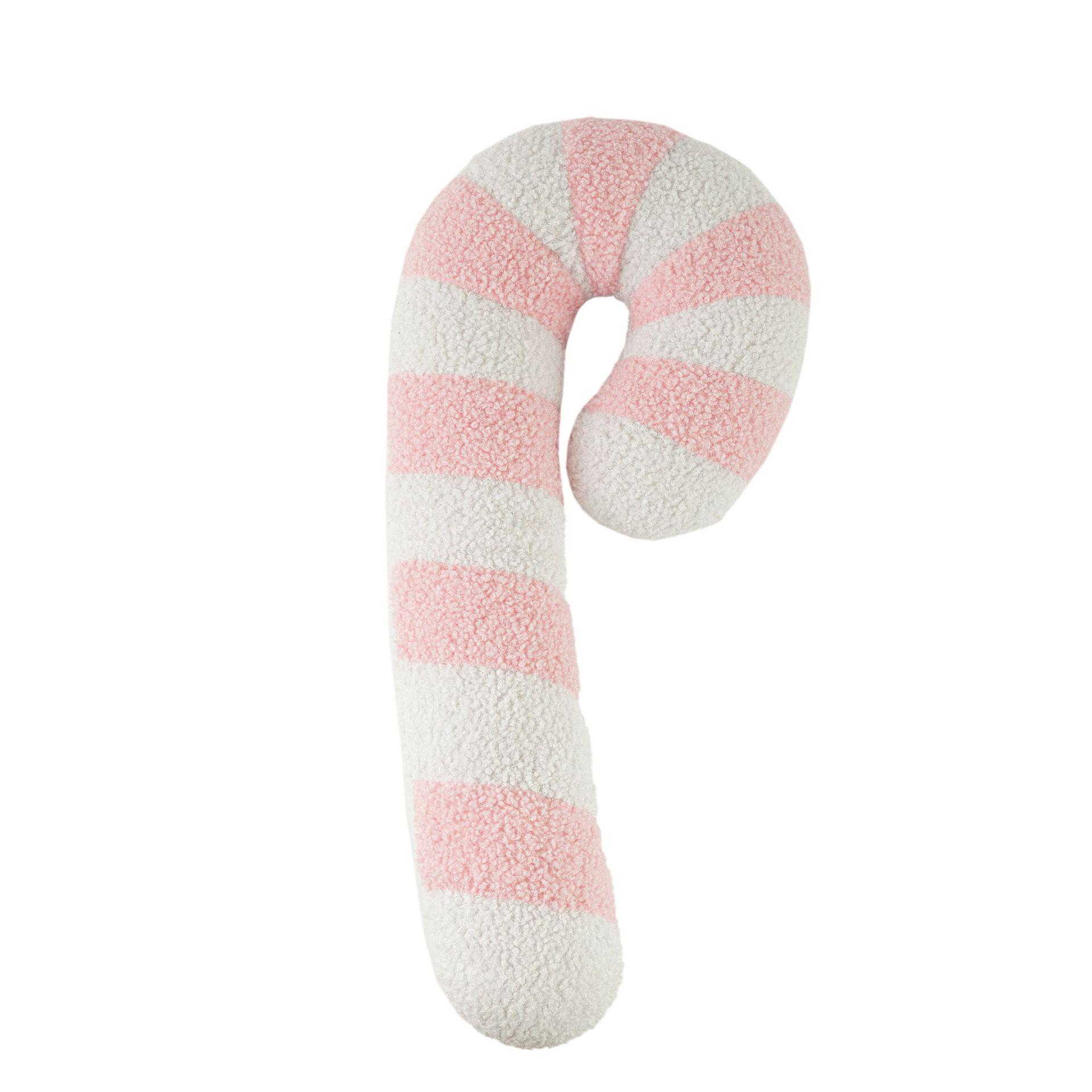 Pink Cane Hug Pillow Doll - Christmas Decoration Throw Pillow