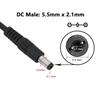 USB Type C to DC 5.5x2.1mm 5V 9V 12V boost Power Supply Cable for Router LED Light Speaker CCTV Camera, USB Charger boost Cable