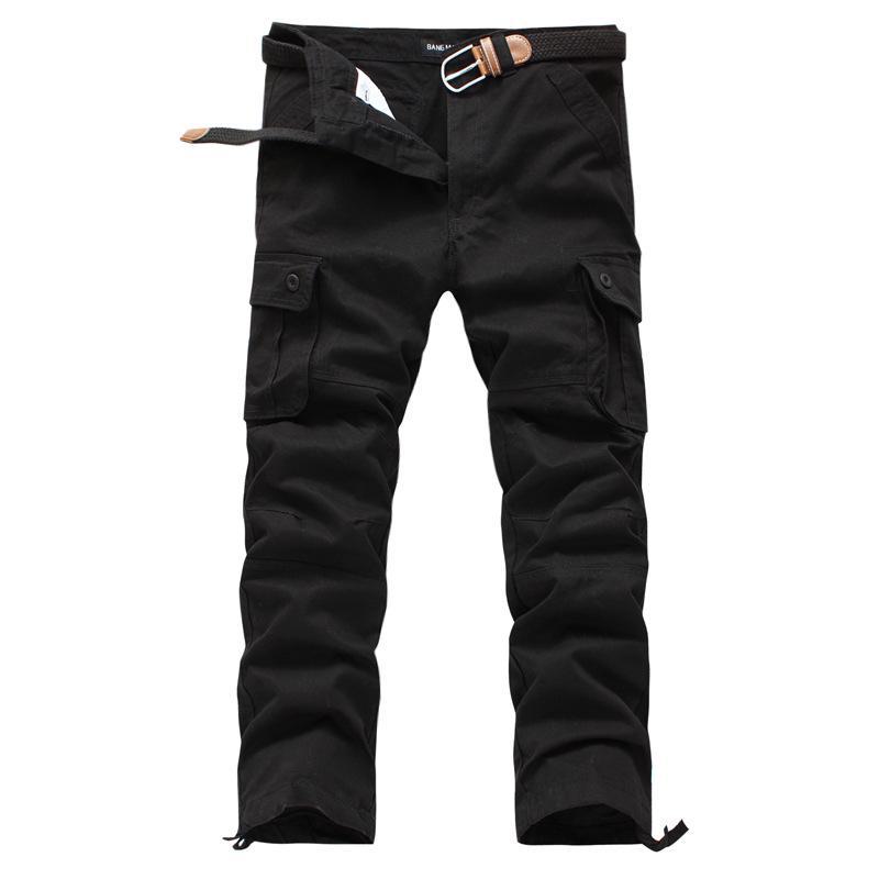 Men's Loose-Fit Multi-Pocket Work & Skateboard Pants - Wear-Resistant, Plus Size Casual Trousers