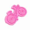 Fahrrad Schlüsselanhänger Form 3D Silikon Schokolade Seife Kuchen Fondant Cupcake-Kuchen Dekorationswerkzeuge Fahrrad Form Halskette Form