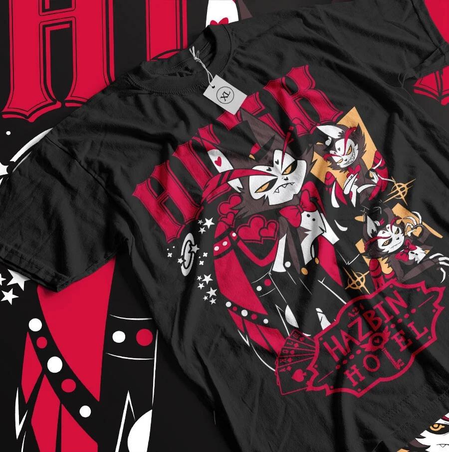 Anime Hazbin Hotel Style Unisex Hot T Shirt S