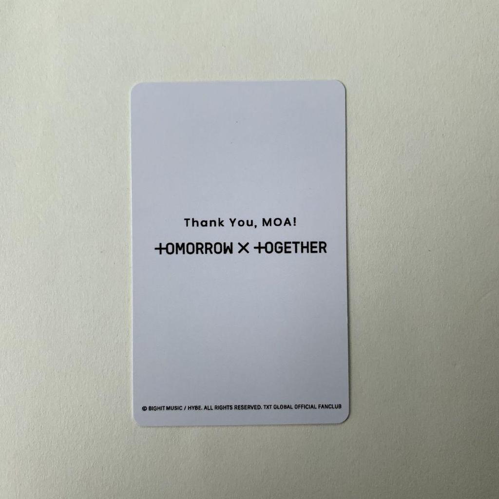 [USED] TXT Fan Club New Membership Subin FC EP. 2 Venue-limited Trading Card