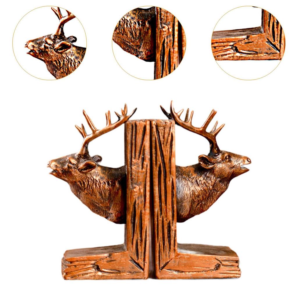 2 Bookends for Desktop And Shelf Use