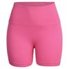 Seamless Ribbed Peach Lifting Yoga Shorts—Super Stretch Slimming Three-Quarter Pants for Running and Fitness