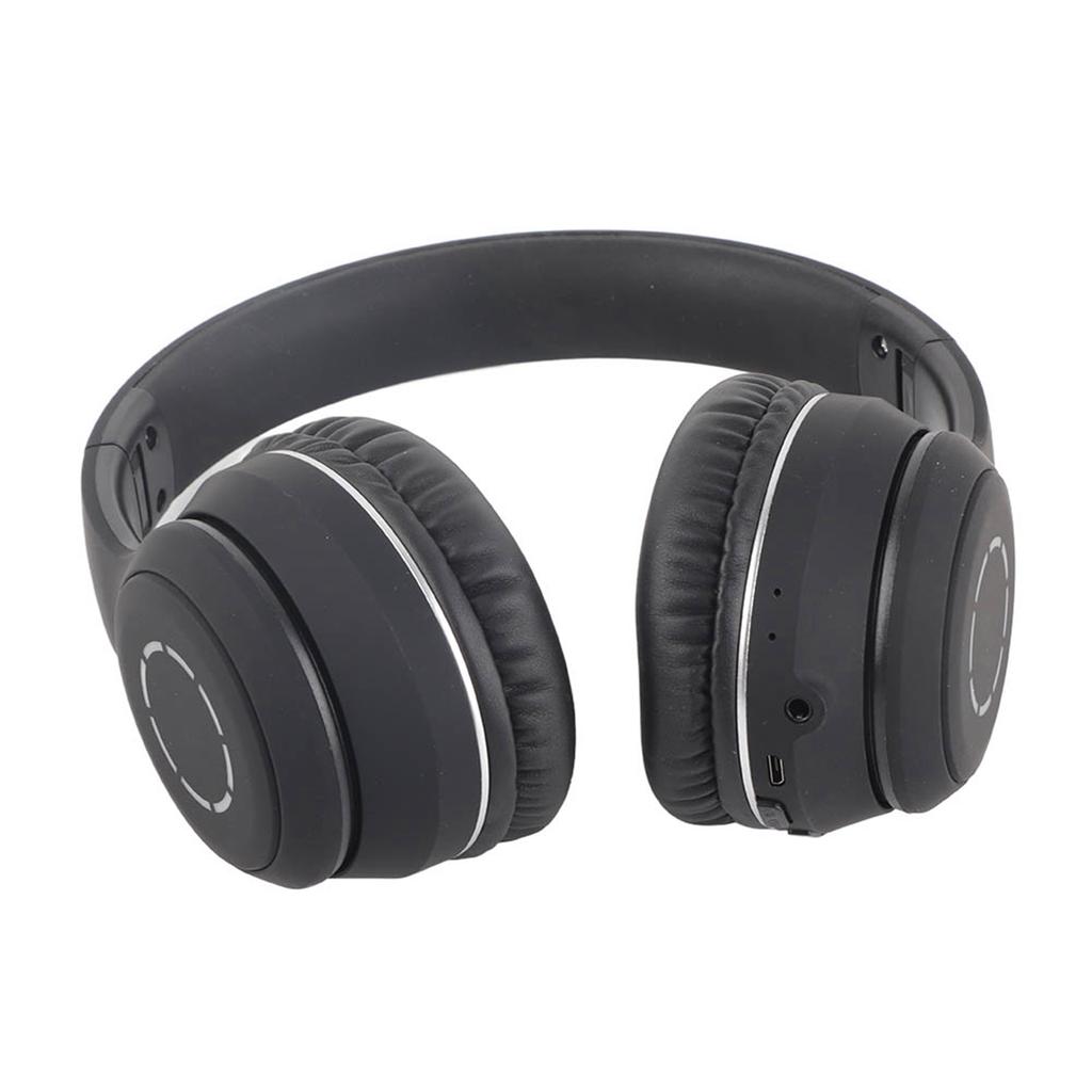 Bluetooth Headphone Heavy Bass Noise Cancelling Foldable Gradient Color Wireless Headset with Light for Phone Laptop