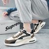Platform Sneakers Men Air Cushion Running Shoes Fashion Casual Shoes Breathable Walking Shoes Lightweight Fitness Training Shoes