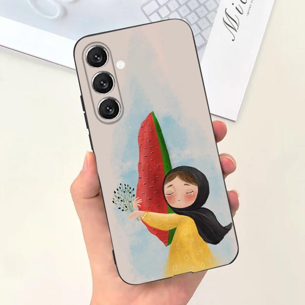 P-Palestine-es-F-Flag MAP Phone Case For Samsung S25,S24,S21,S22,S23,S30,Ultra,S20,Plus,Fe,Lite,Note,10,9,5G Black Cover Samsung S25