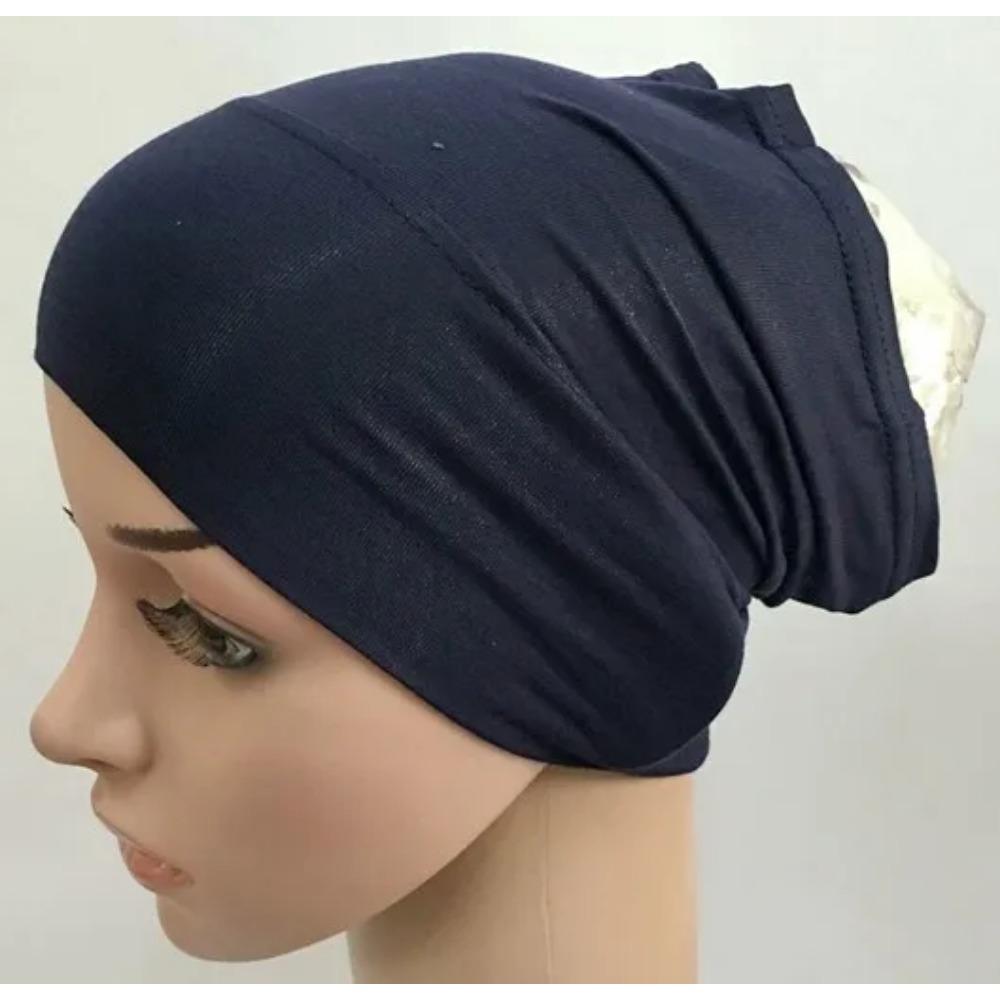 Soft Modal Inner Hijab Caps Muslim Stretch Turban Cap Islamic Underscarf Bonnet Hat Female Headband Turbante Mujer 2020