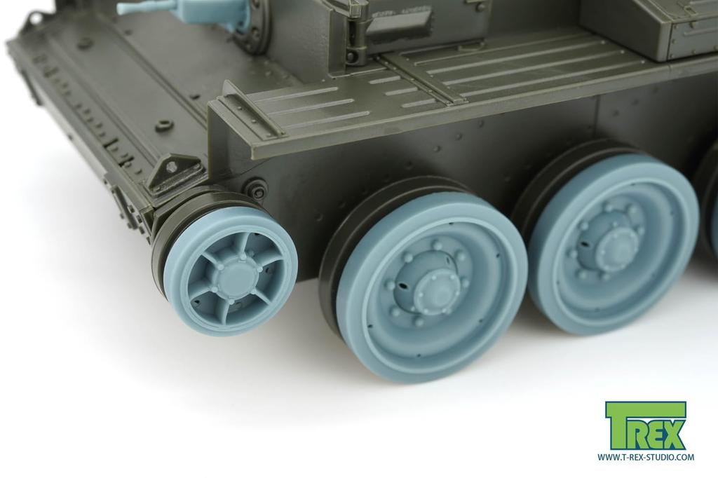 T-Rex Studio 1/35 British Cromwell Cruiser Tank Wheel Set Type 2 (for Tamiya) Plastic Model Parts TR35131