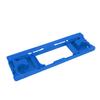 Door Jamb Hinge Jig ABS Blue Color Good Toughness Door Hinge Router Template for Home Decoration