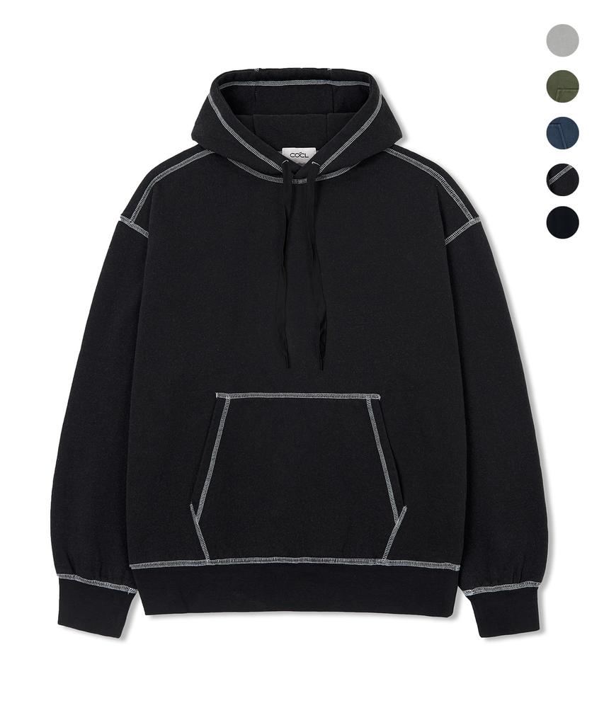 [2Pack] Stonewashed Brushed Sweatshirt & Hoodie Coosts255Ts256