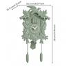 T52 Single-Sided Decorative Wall Clock Sweep Movement for Hallway, Office