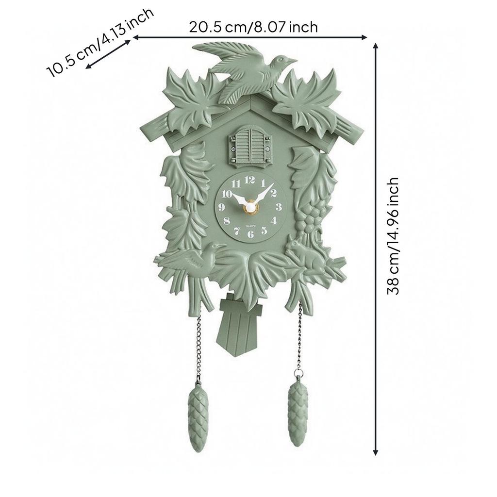 T52 Single-Sided Decorative Wall Clock Sweep Movement for Hallway, Office