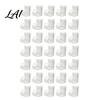 Eave Light Cord Holders Outdoor String Clips Black Plastic Organize Hooks Pergola Lighting Fasteners Weather Resistant Snap-on for Garden