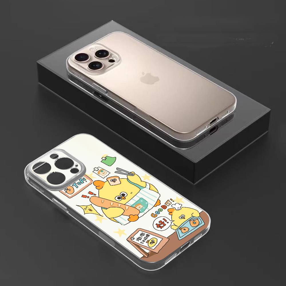 

D-un D-un Chicken Phone Case For iPhone17,16,15,14,13,12,11 Plus,Pro Max Soft Transparent Cover iPhone13